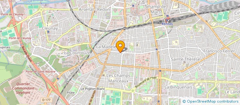 localisation de l'entreprise MADAME AZILIZ NUNEZ TORRES  RENNES