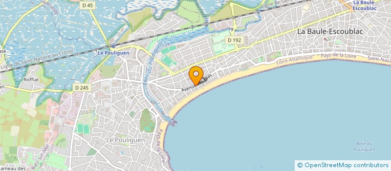 localisation de l'entreprise MADAME AZITA SARRAF MOAYERI à LA BAULE-ESCOUBLAC