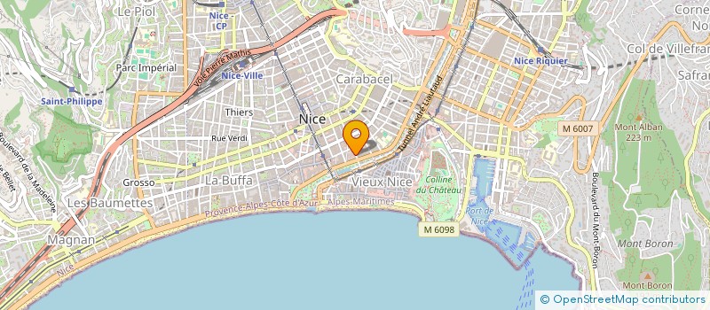 localisation de l'entreprise MADAME AZIZA ABOU EL HAJA  NICE