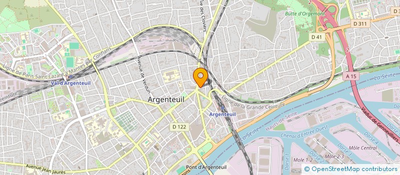 localisation de l'entreprise MADAME AZIZA AKIL à ARGENTEUIL