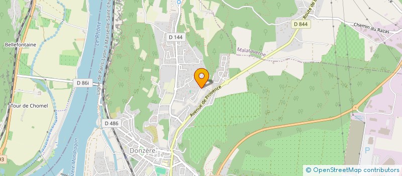 localisation de l'entreprise MADAME AZIZA AMGHAR  DONZERE