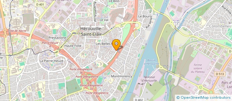 localisation de l'entreprise MADAME AZIZA BELKACEM à HEROUVILLE-SAINT-CLAIR