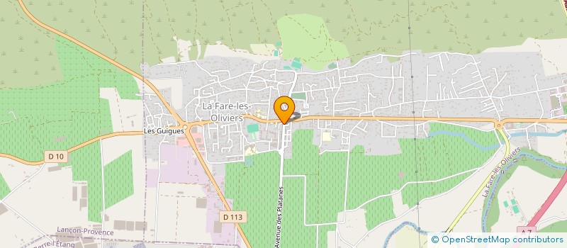 localisation de l'entreprise MADAME AZIZA BOUBEZARI  LA FARE-LES-OLIVIERS