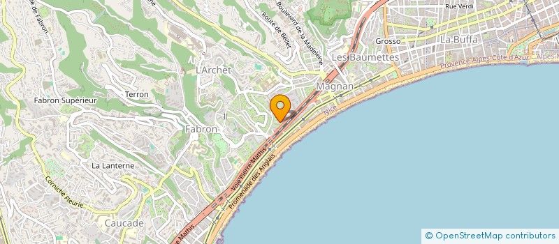 localisation de l'entreprise MADAME AZIZA BOULLANE  NICE