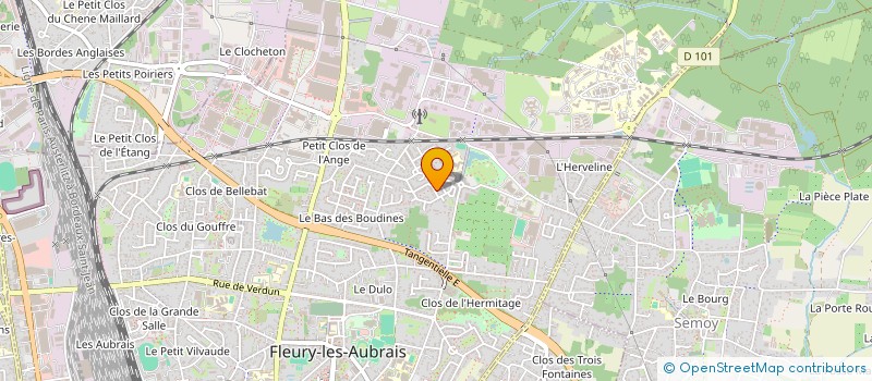 localisation de l'entreprise MADAME AZIZA BOUMAROUANE à FLEURY-LES-AUBRAIS