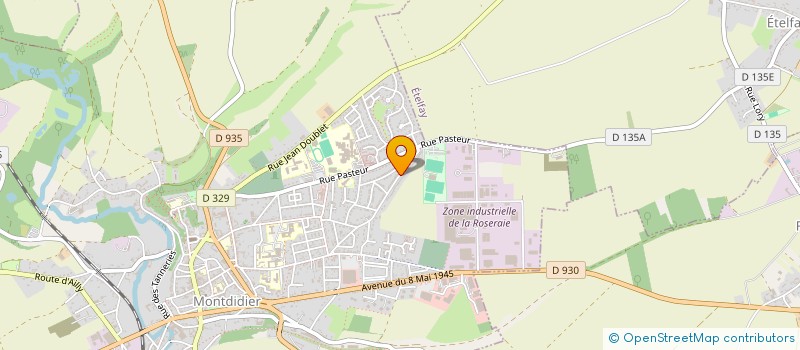 localisation de l'entreprise MADAME AZIZA CHAOUQUI  MONTDIDIER