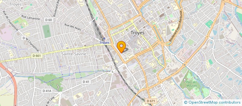localisation de l'entreprise MADAME AZIZA DRADRI à TROYES