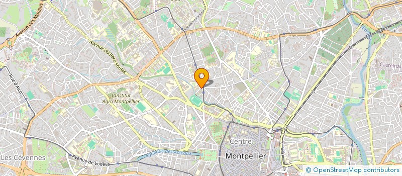 localisation de l'entreprise MADAME AZIZA EL AROUSSI à MONTPELLIER