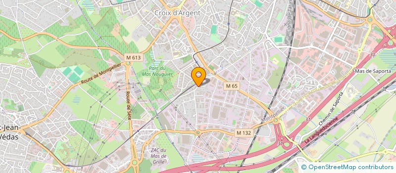 localisation de l'entreprise MADAME AZIZA GANNIH à MONTPELLIER