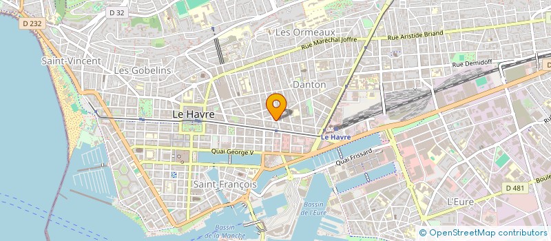 localisation de l'entreprise MADAME AZIZA GHALILA à LE HAVRE