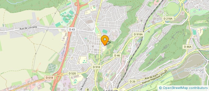 localisation de l'entreprise MADAME AZIZA HADJ-KHELOUF à LONGWY