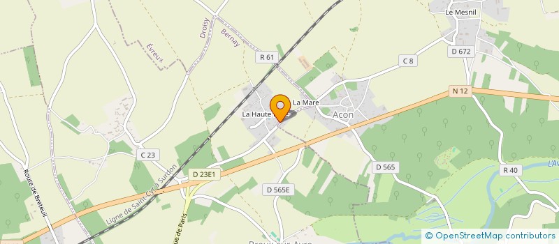 localisation de l'entreprise MADAME AZIZA HIKMI  BREUX-SUR-AVRE