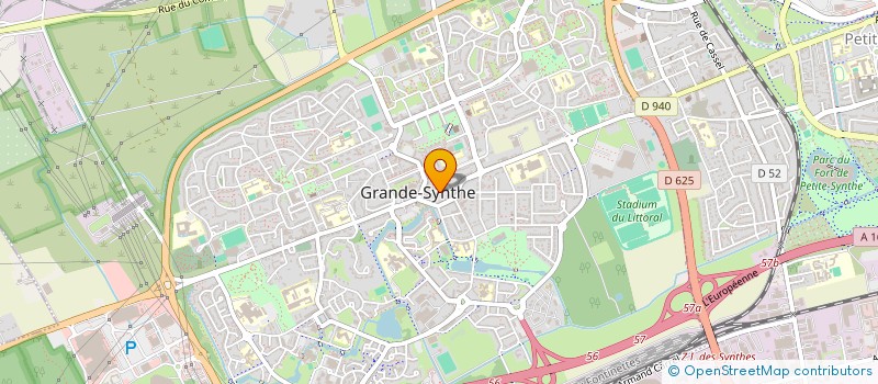 localisation de l'entreprise MADAME AZIZA KERFASSI  GRANDE-SYNTHE