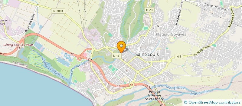 localisation de l'entreprise MADAME AZIZA MALL  SAINT-LOUIS