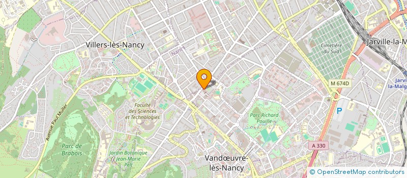 localisation de l'entreprise MADAME AZIZA NAOUM  VANDUVRE-LES-NANCY