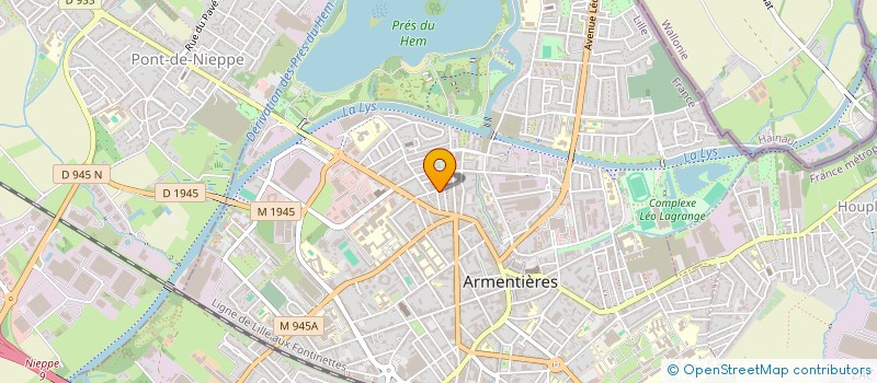 localisation de l'entreprise MADAME AZIZA RABLA  ARMENTIERES