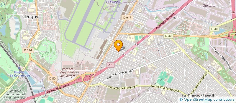 localisation de l'entreprise MADAME AZIZA ZIDANI  LE BLANC-MESNIL