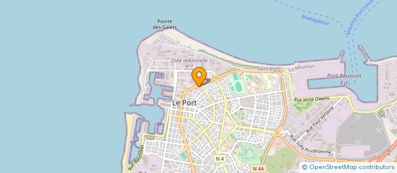 localisation de l'entreprise MADAME AZIZAH PATEL à LE PORT