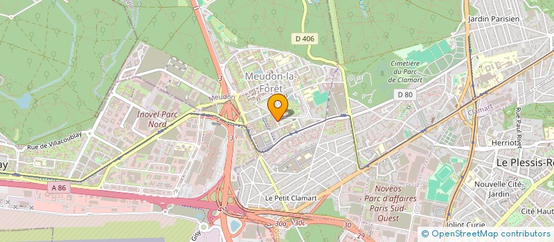 localisation de l'entreprise MADAME AZOHON DIPLO à MEUDON