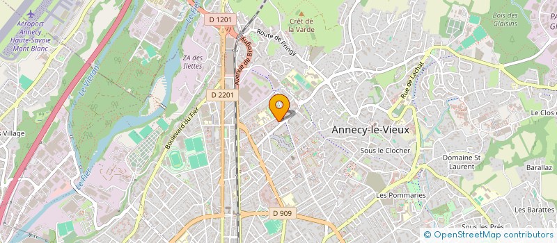 localisation de l'entreprise MADAME AZRA HALILOVIC  ANNECY