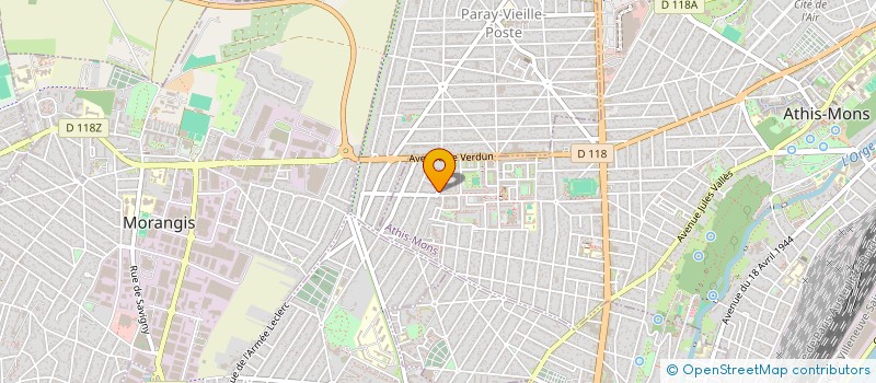 localisation de l'entreprise MADAME AZRA SADIKOVIC  ATHIS-MONS