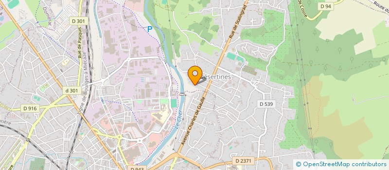 localisation de l'entreprise MADAME AZRA YALAZA  DESERTINES