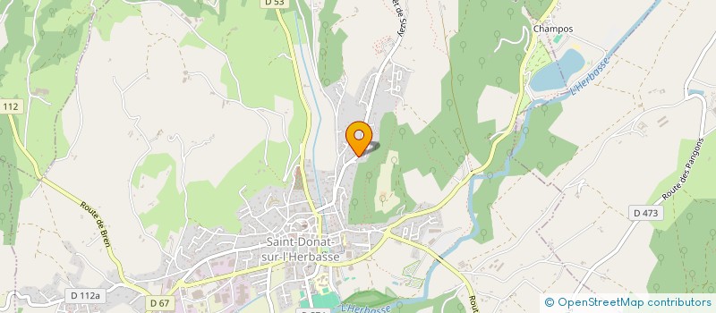 localisation de l'entreprise MADAME AZUCENA TO  SAINT-DONAT-SUR-L'HERBASSE