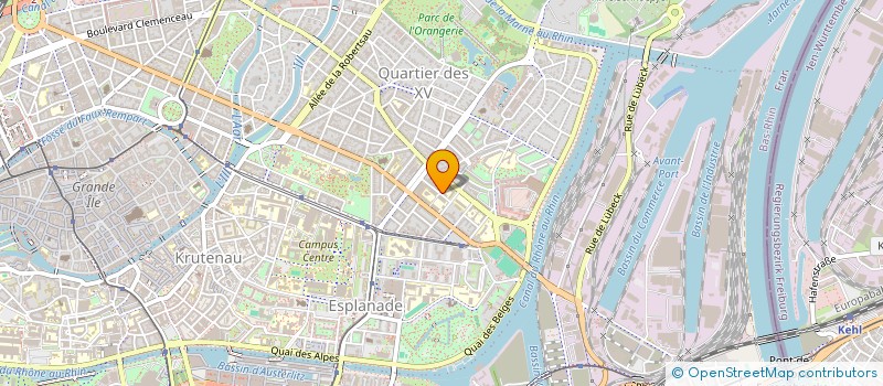 localisation de l'entreprise MADAME AZUL NAVIA GARCIA à STRASBOURG