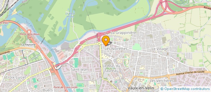 localisation de l'entreprise MADAME AZZA BEN MAHMOUD  VAULX EN VELIN