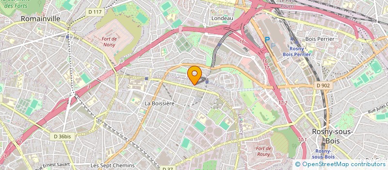 localisation de l'entreprise MADAME AZZA DAHACH  MONTREUIL