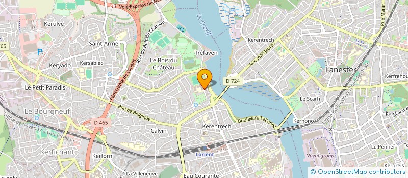 localisation de l'entreprise MADAME AZZA KESKES à LORIENT