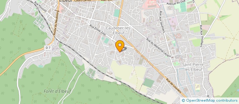 localisation de l'entreprise MADAME AZZIZA ZEROUAL  CAUDEBEC-LES-ELBEUF