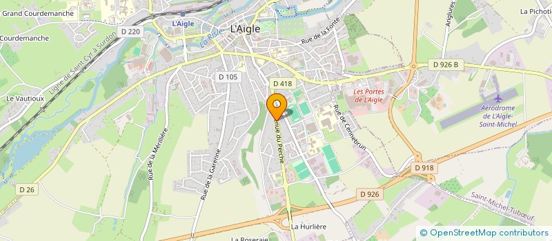 localisation de l'entreprise MADAME B DE MARCE à L'AIGLE