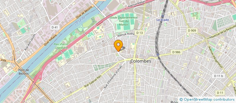 localisation de l'entreprise MADAME B FENEROL à COLOMBES
