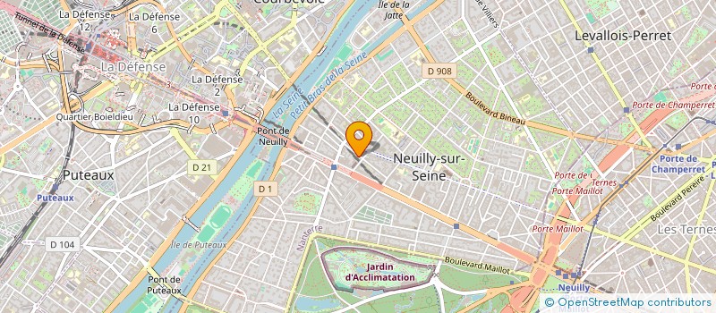 localisation de l'entreprise MADAME B JEMINET à NEUILLY-SUR-SEINE