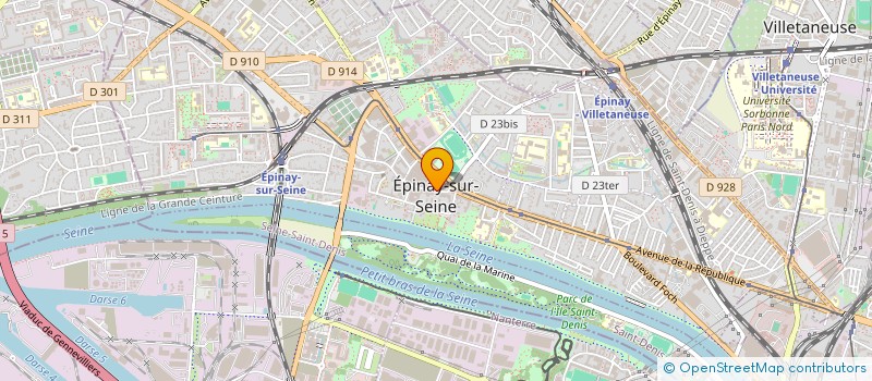 localisation de l'entreprise MADAME BA DOUMBIA à EPINAY-SUR-SEINE