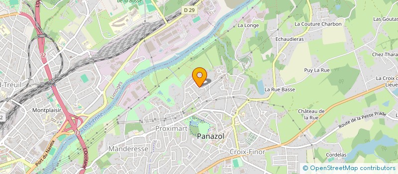 localisation de l'entreprise MADAME BAAHMED EL YAMANI à PANAZOL