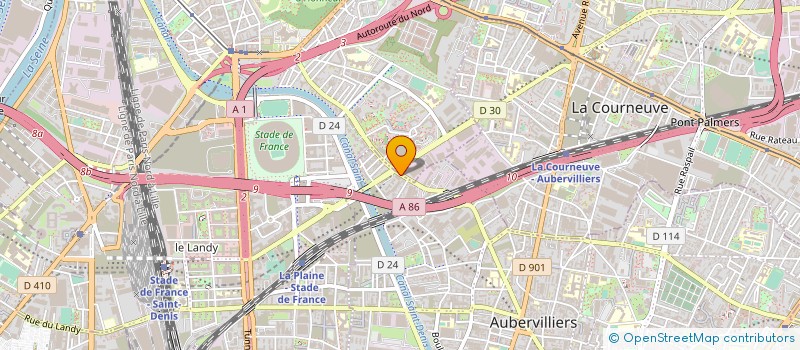 localisation de l'entreprise MADAME BABETA FEDO à AUBERVILLIERS