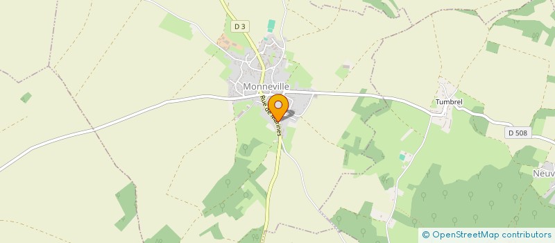 localisation de l'entreprise MADAME BABETH MIGNON  MONNEVILLE