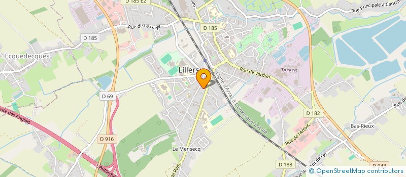 localisation de l'entreprise MADAME BABETTE GOMEZ  LILLERS