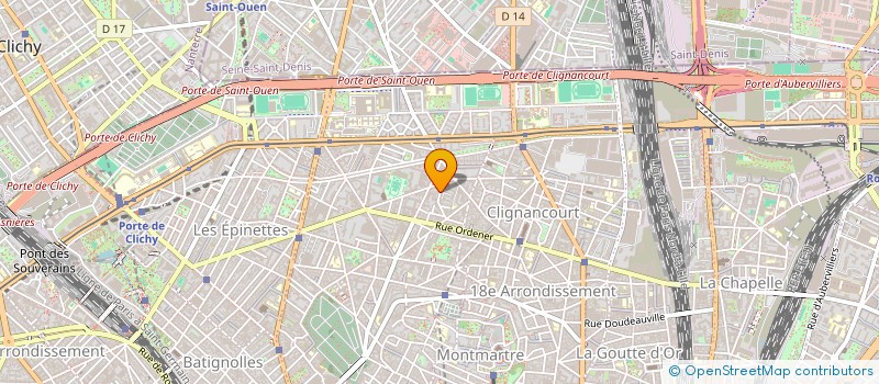 localisation de l'entreprise MADAME BABETTE SOLANGE NJOCK  PARIS