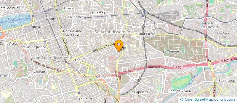 localisation de l'entreprise MADAME BACHIR MOKARI  MARSEILLE