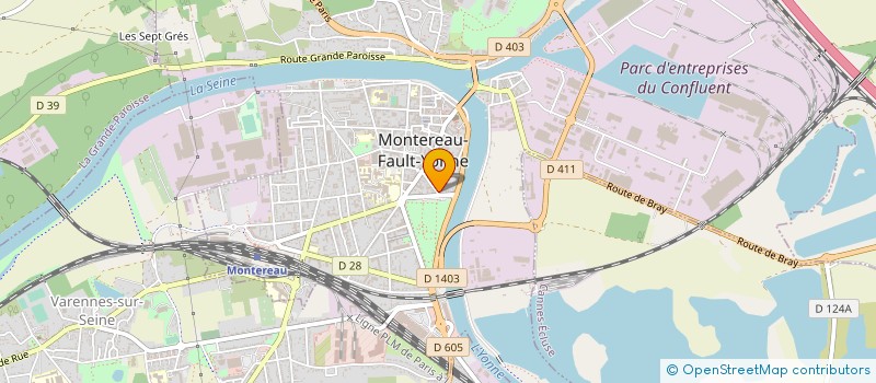 localisation de l'entreprise MADAME BACHRA BEN ROMDHANE  MONTEREAU-FAULT-YONNE