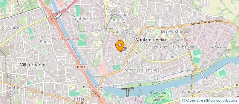 localisation de l'entreprise MADAME BACHRA BENLEKHEL  VAULX-EN-VELIN