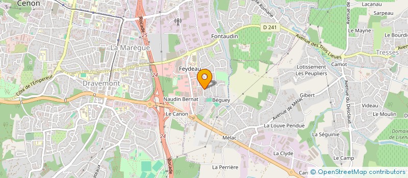 localisation de l'entreprise MADAME BADIA BHIRA  ARTIGUES-PRES-BORDEAUX