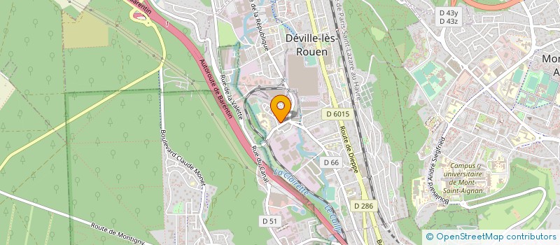 localisation de l'entreprise MADAME BADIA EL BAZZE  DEVILLE-LES-ROUEN