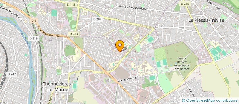 localisation de l'entreprise MADAME BADIA EL IDRISSI  CHENNEVIERES-SUR-MARNE