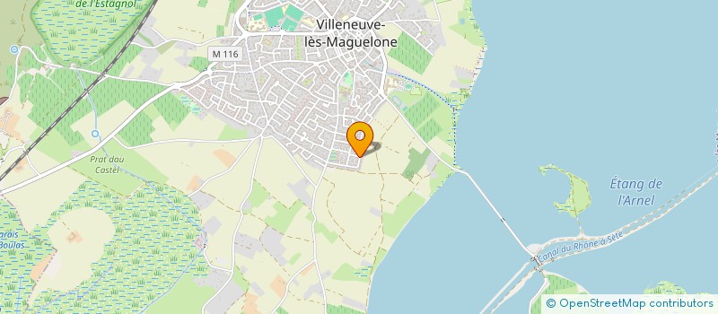 localisation de l'entreprise MADAME BADIA ELAFI  VILLENEUVE-LES-MAGUELONE