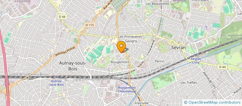 localisation de l'entreprise MADAME BADIA QASMI  SEVRAN