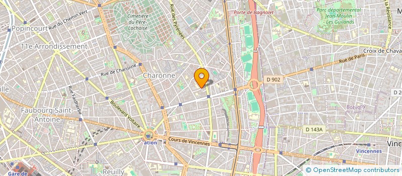 localisation de l'entreprise MADAME BADIHA ETTIR  PARIS